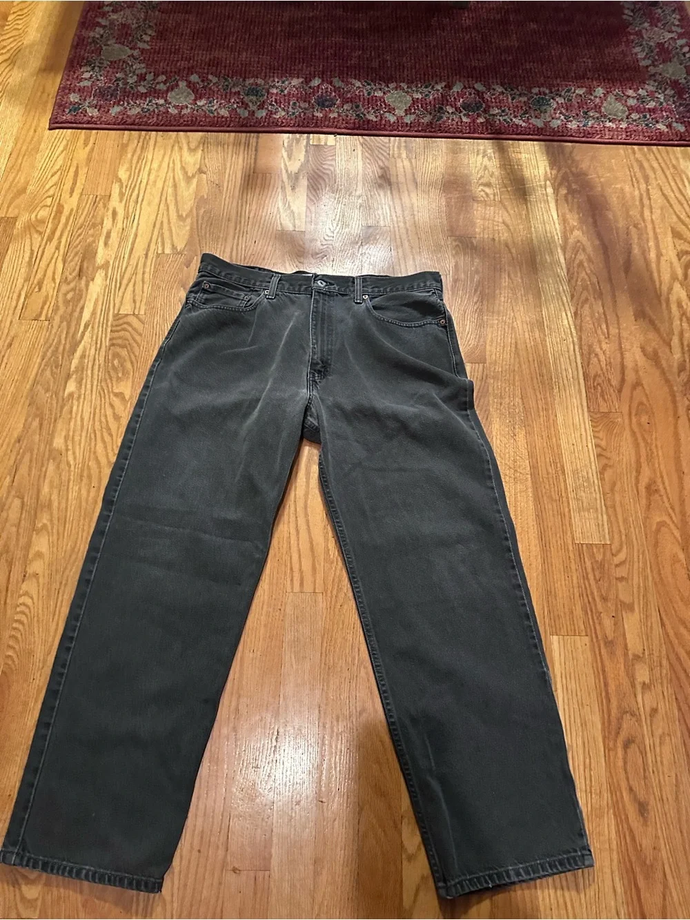 Levi’s 550 Relaxed Fit Black Jeans W38 L30 Y2K Vintage 2000 Made in Mexico